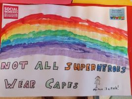 Seth's art work supporting key workers