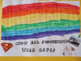 Lorcan's art work supporting key workers