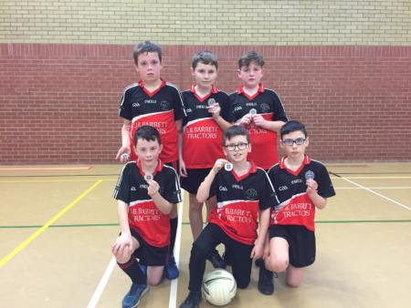 The P7 Gaelic team who were beaten finalists in the St Conor's Shield.